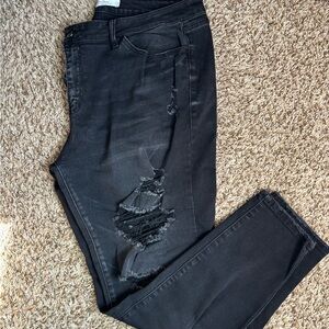 KanCan Black Distressed Skinny Jeans